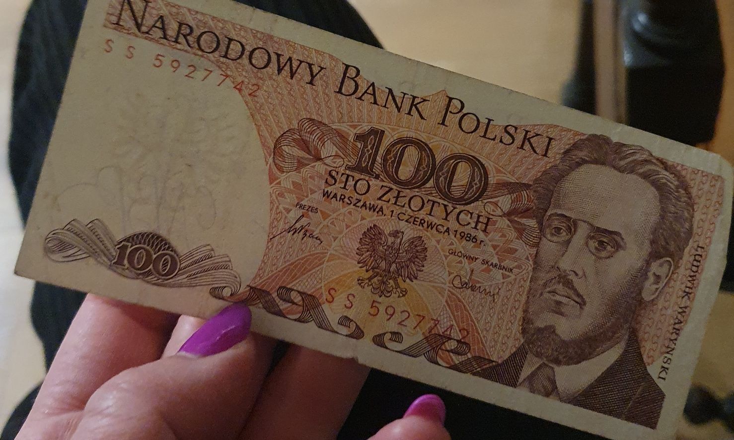 100 zł  Waryński