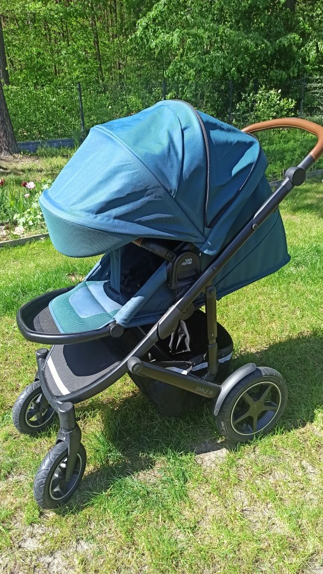 Wózek Britax Romer Smile 3 Atlantic Green 2w1 + dodatki