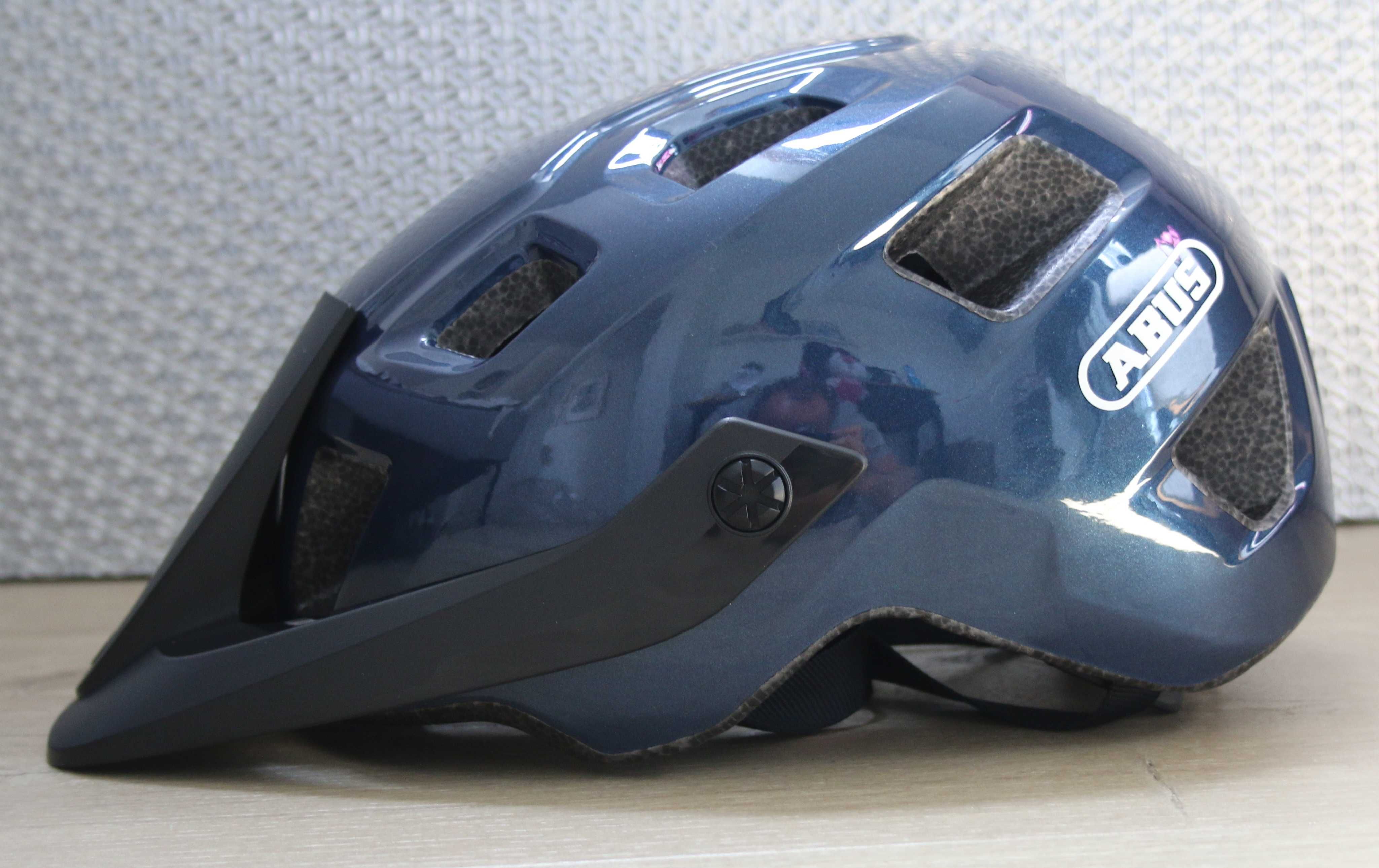 Kask rowerowy ABUS MoTrip r. 51-55 cm niebieski