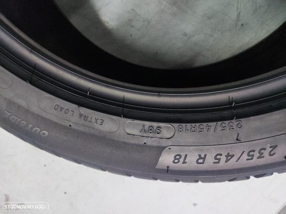 2 pneus como novos 235-45r18michelin - oferta dos portes