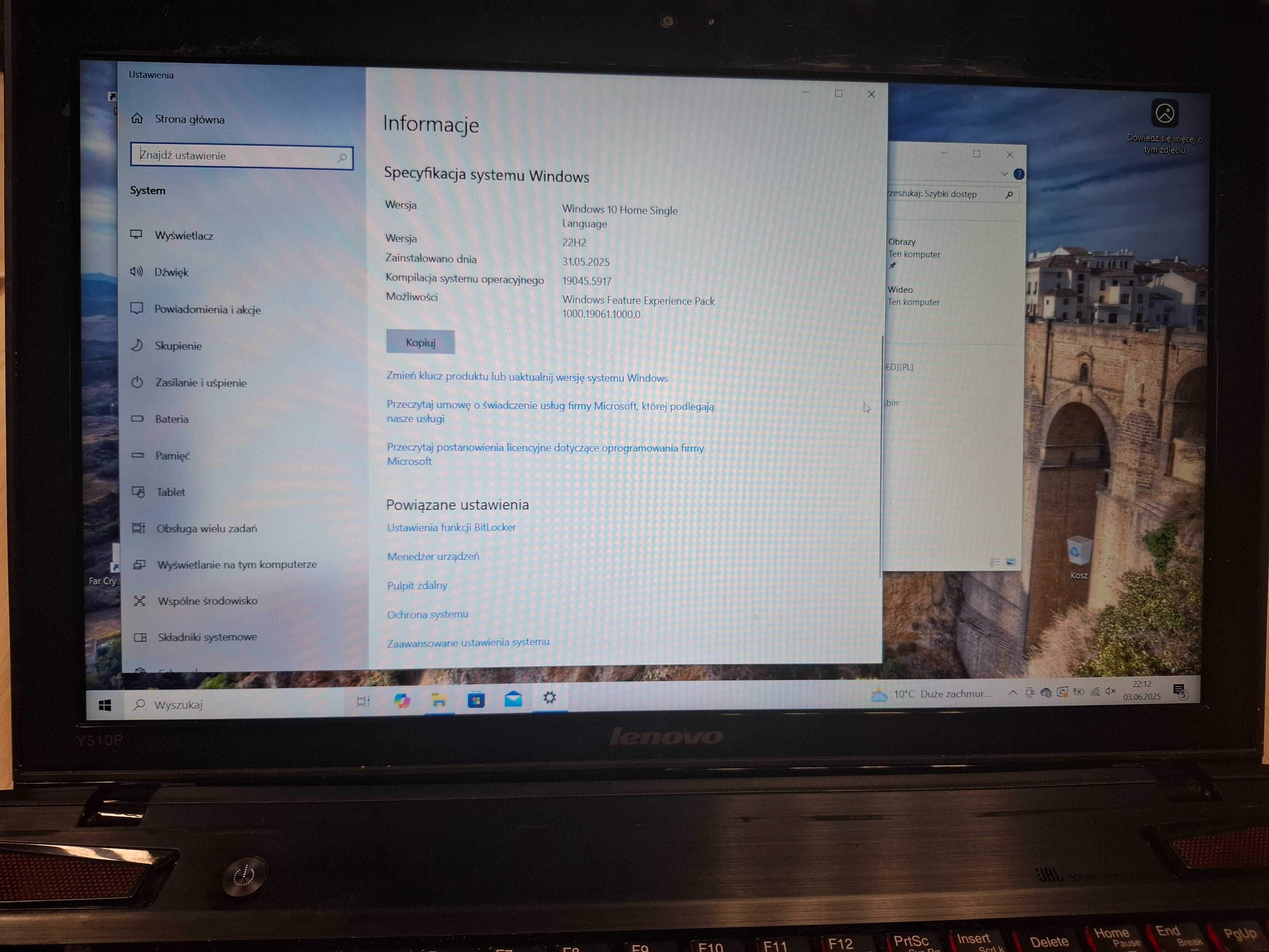 Laptop Lenovo Y510P SLI Dwie karty graficzne
Procesor: Intel Core i7