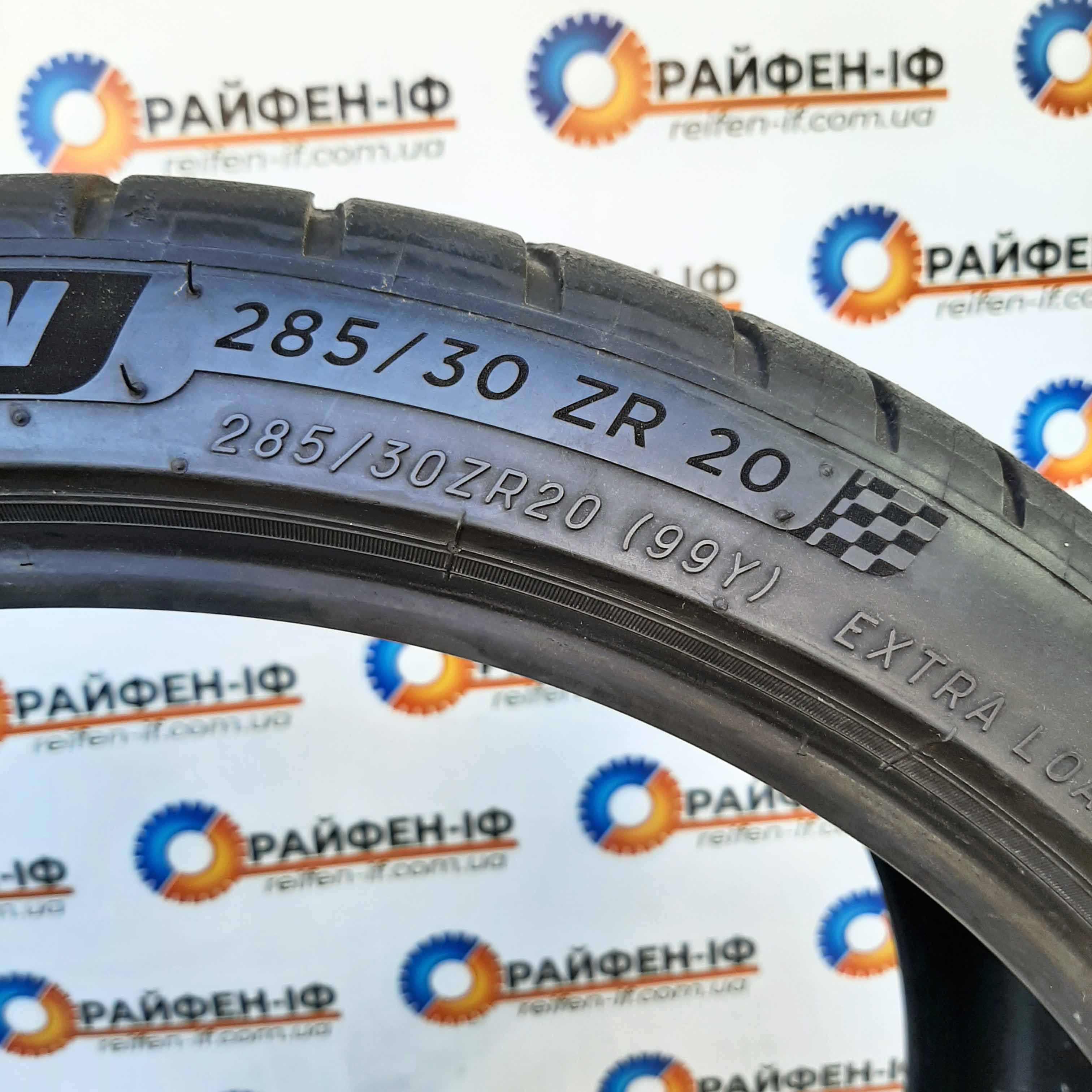 285/30 R20 Michelin Pilot Sport4S б/у шини 1шт ^ Ar2501365