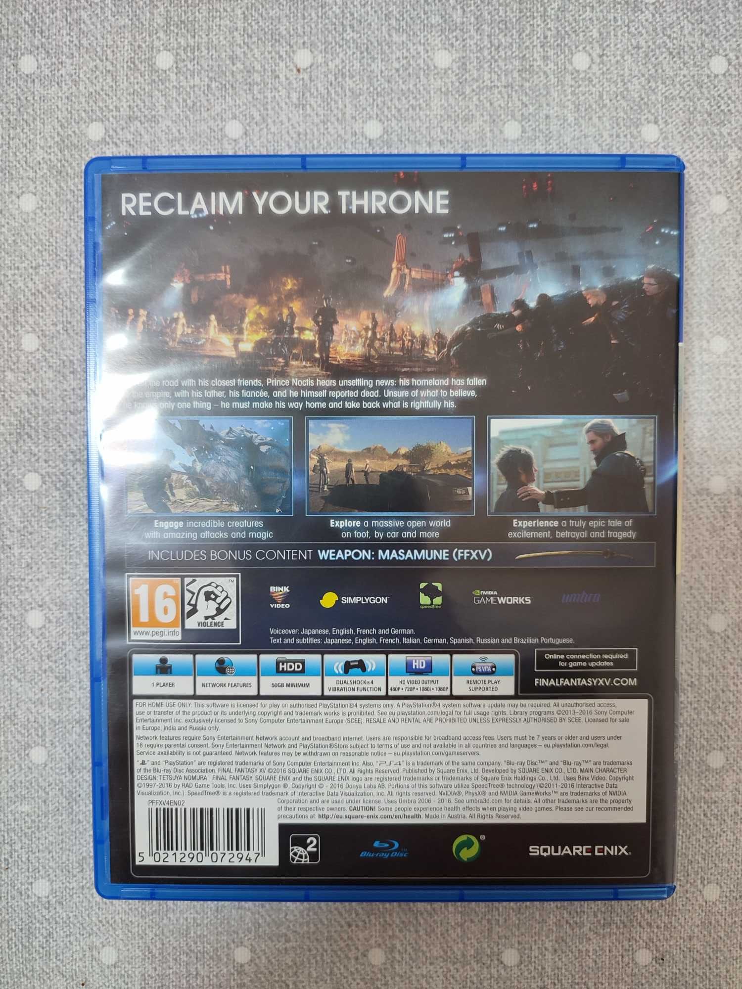 Final Fantasy XV PS4