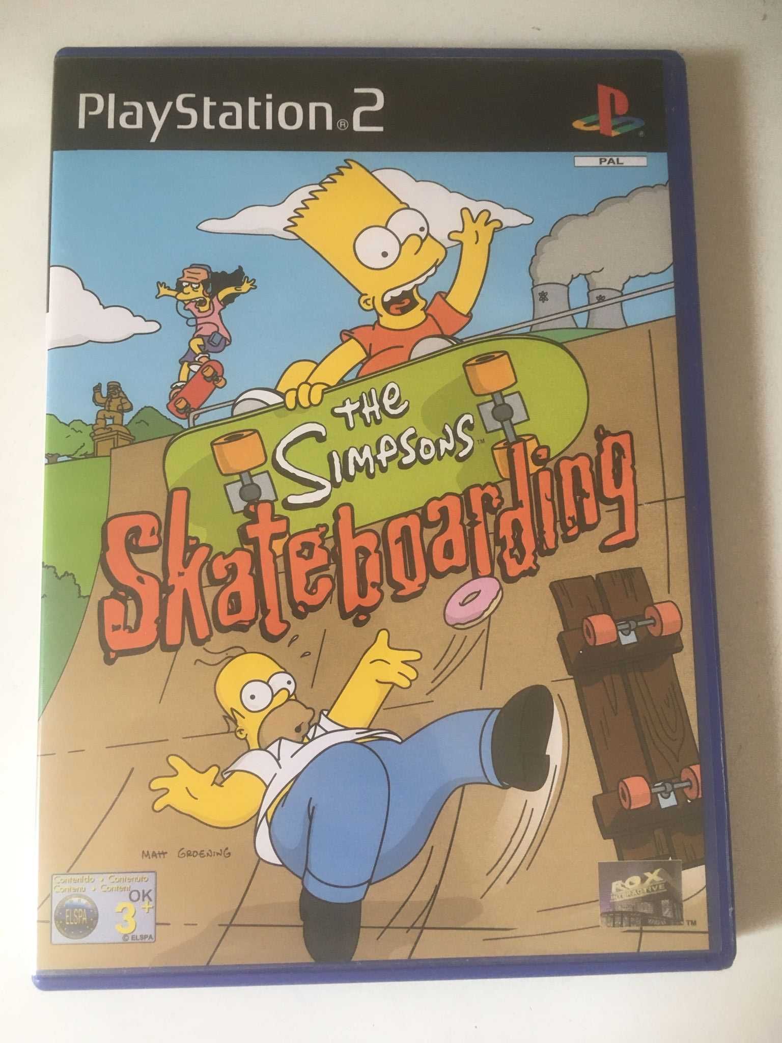 PS2 - The Simpsons Skateboarding