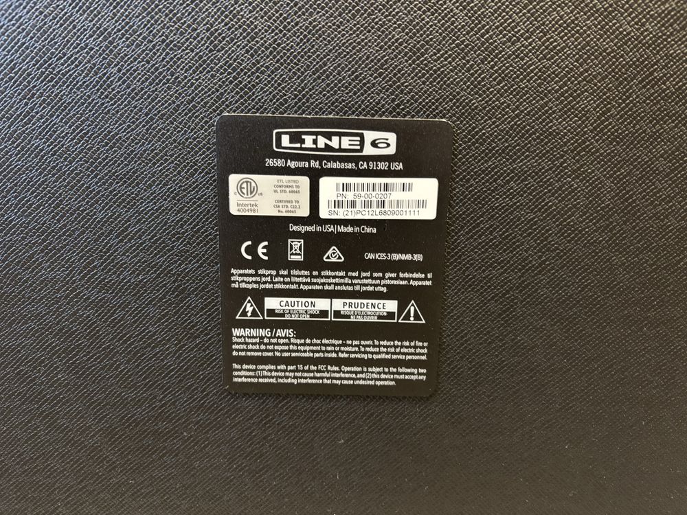 Line 6 Powercab 112 + case