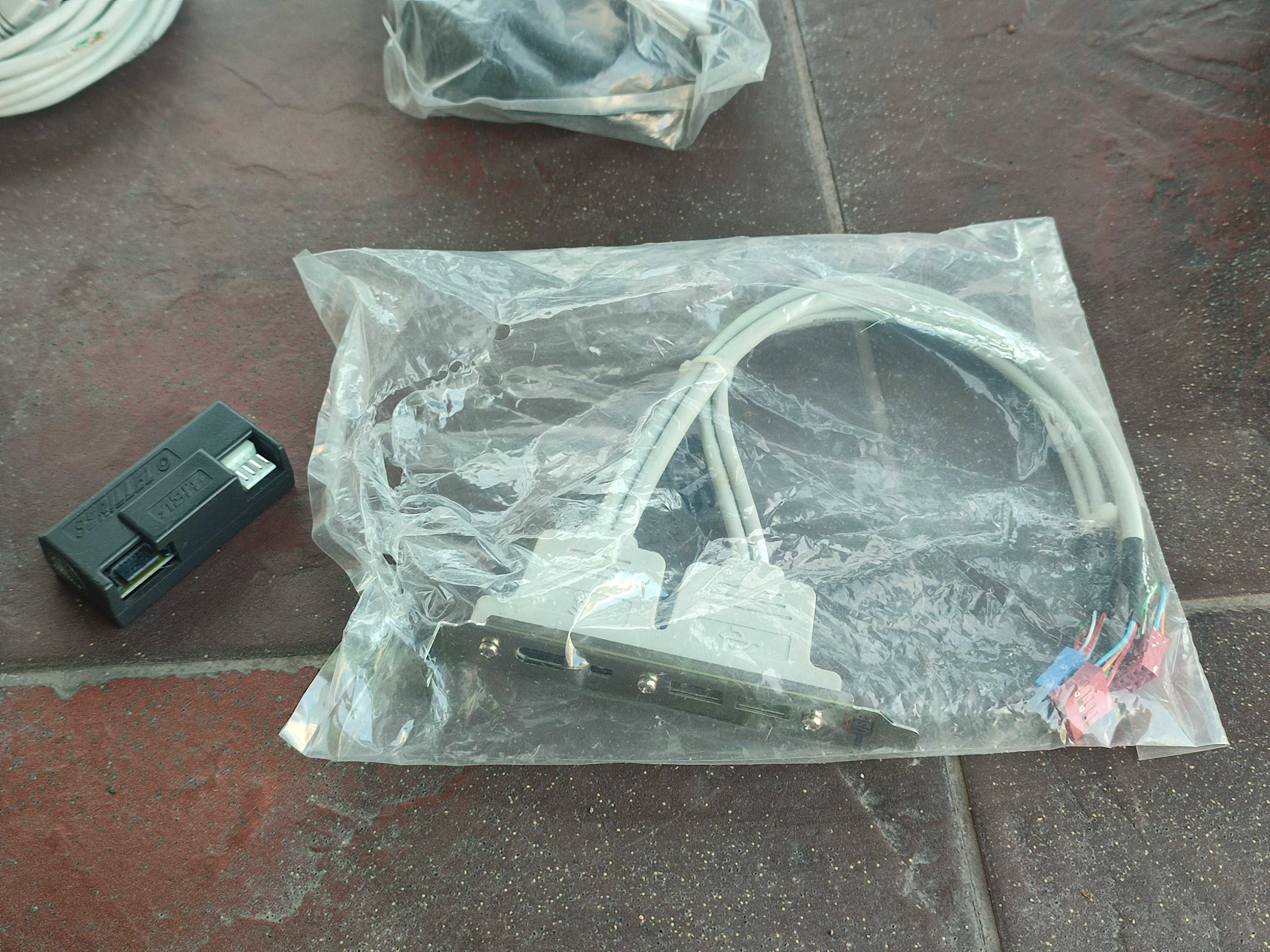 Kable zestaw USB RJ SATA PATA DVI serial spliter przejściówka