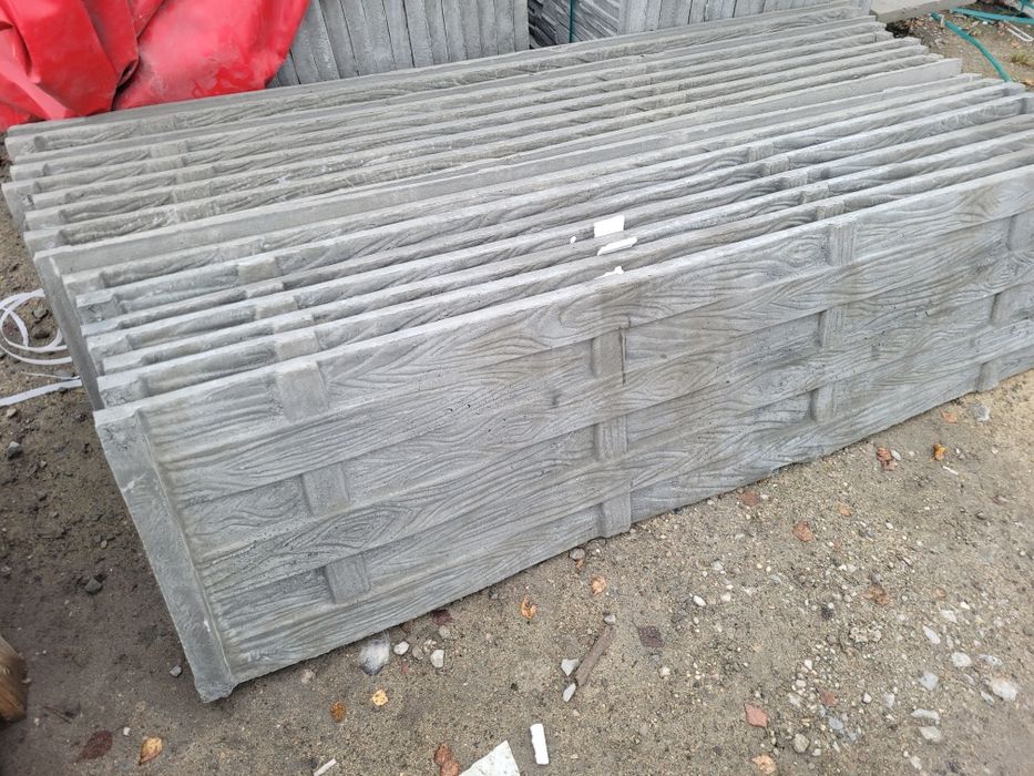 Płyty betonowe ogrodzeniowe 50x200 zbrojone na płot chodnik do garażu