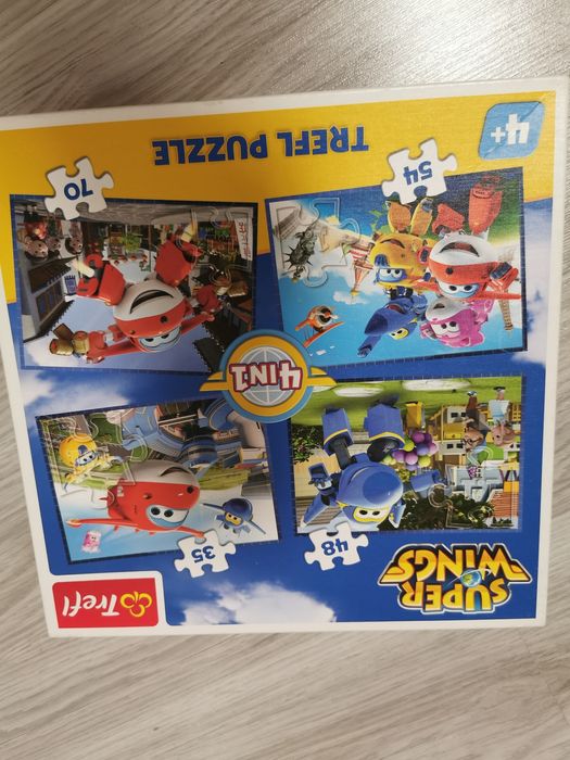 Trefl puzzle Super Wings 4 w 1