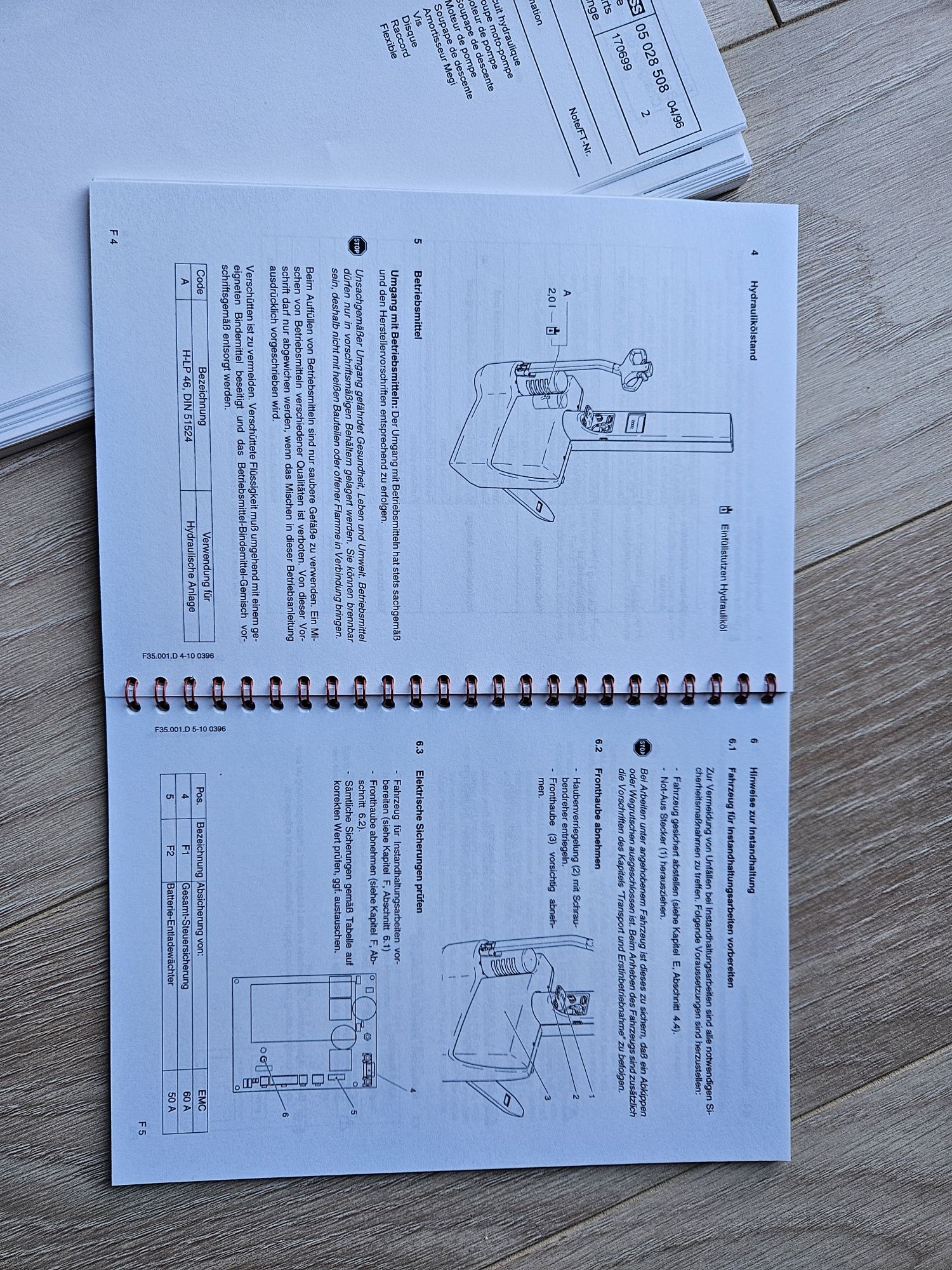 Steinbock boss EMC / EMB książki - instrukcja obsługi i lista części