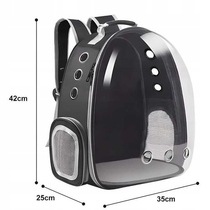 Transporter Plecak Torba Przezroczysta Kota Psa Zwierząt Wentylacja