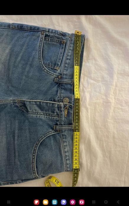 Calções adidas de ganga