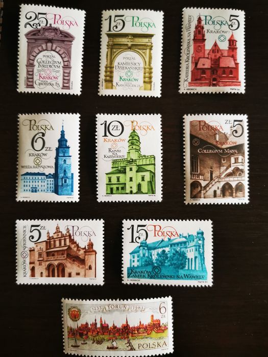 Znaczki pocztowe polska krajobrazy 1982r.