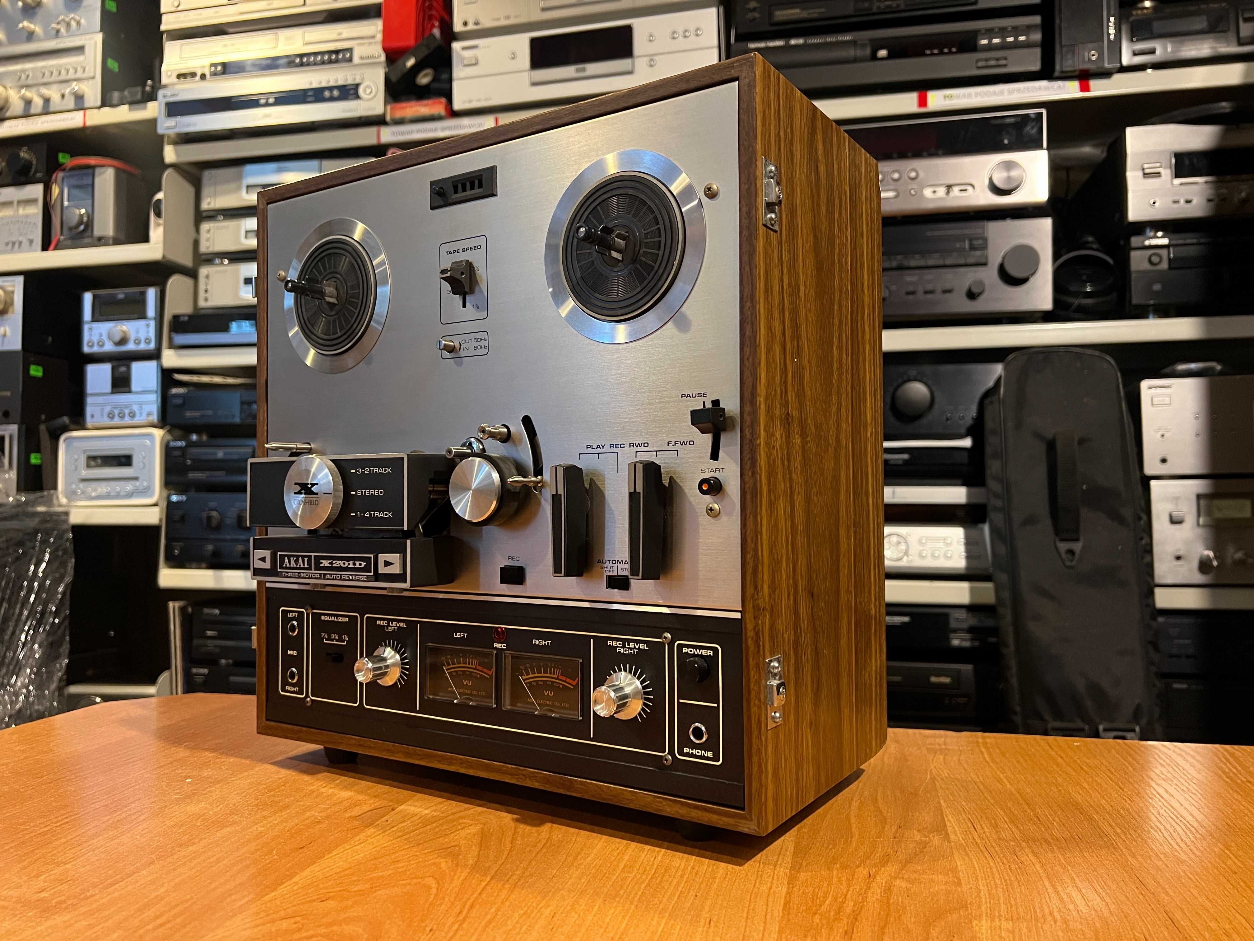 Magnetofon szpulowy Akai X-201D, Audio Room