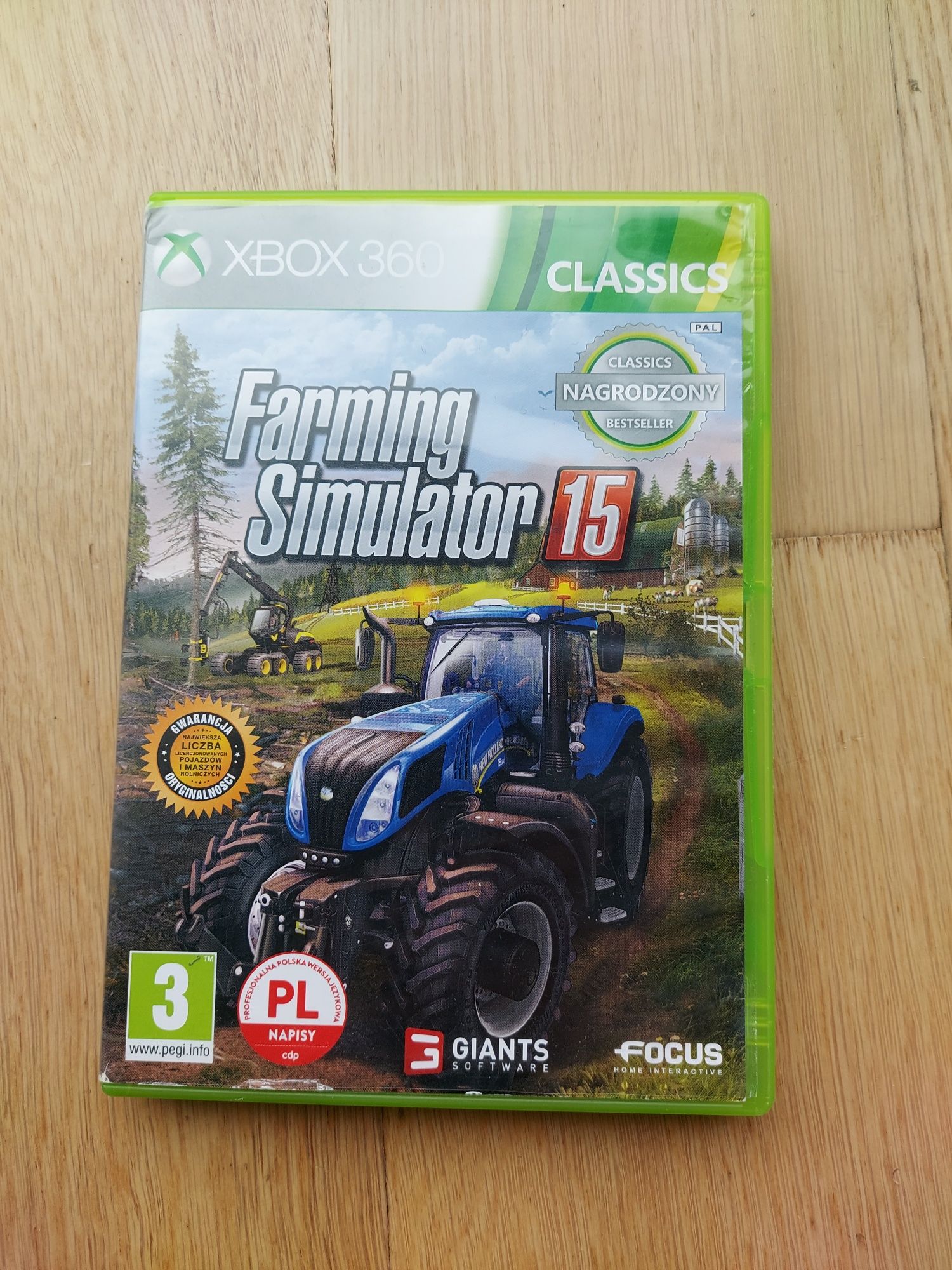 Gra Farming simulator 15 na xbox 360