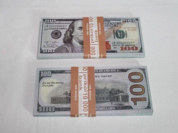 100 пачек долларов США + кейс Миллион долларов Сувенирные Доллары