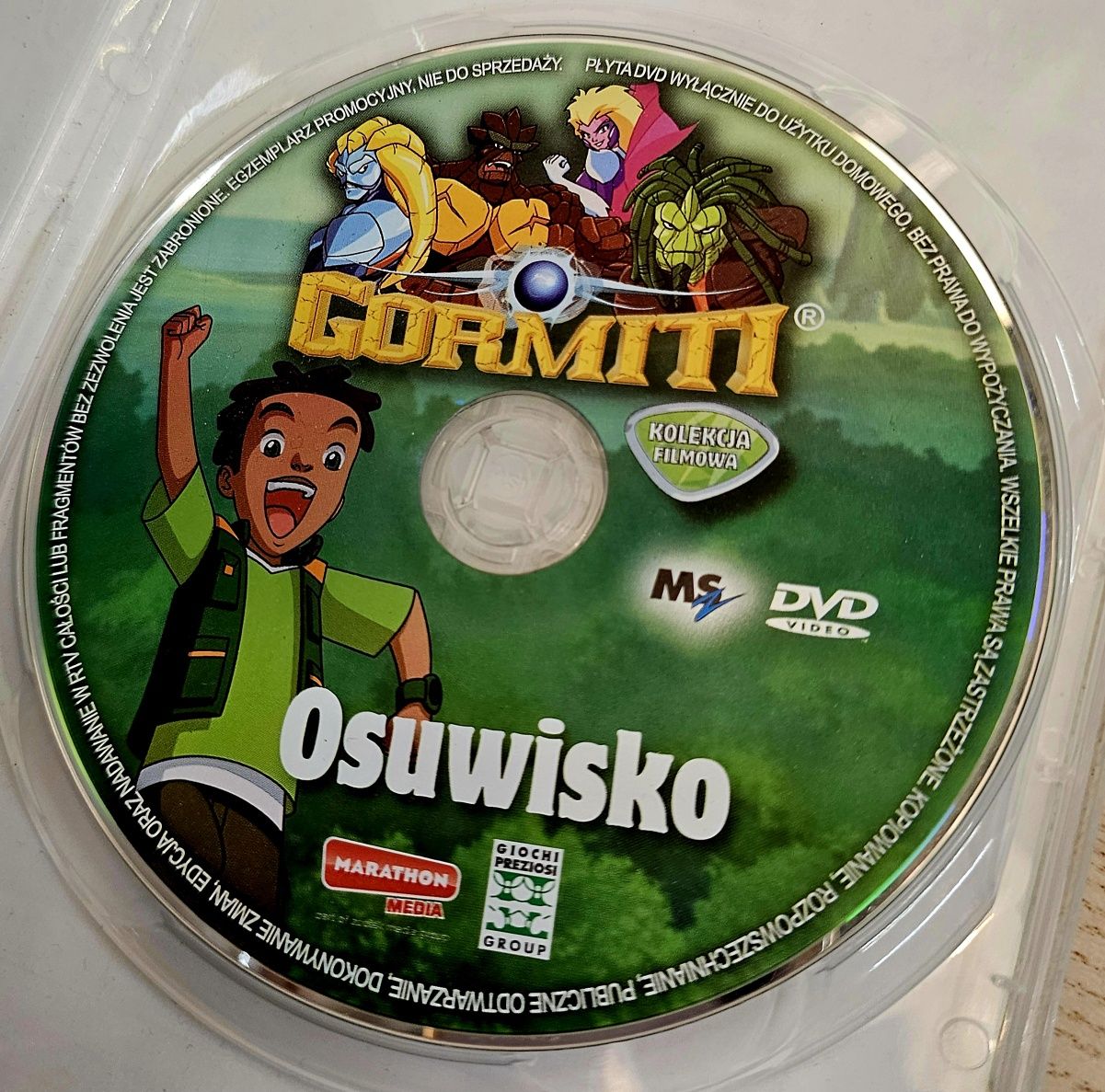 Gormiti 8 Osuwisko serial dvd 3 odcinki