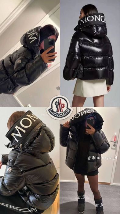 Пуховик куртка в стилі  Moncler зимовий пуховик