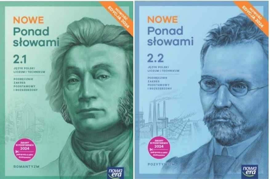 Zestaw: Ponad Słowami klasa 2.1 i 2.2 LO Podręcznik ZPiR Nowa Era 2024