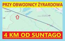 Działka inwestycyjna - HOTEL, magazyny, SUPER LOKALIZACJA, 4km SUNTAGO