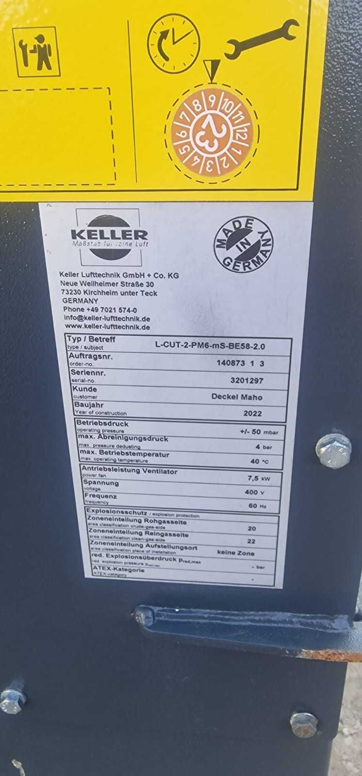 Filtr- odciąg Keller