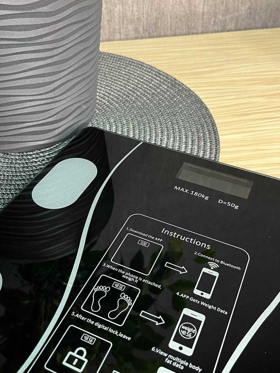 Умные фитнес весы с Bluetooth и измерением основных показателей тела