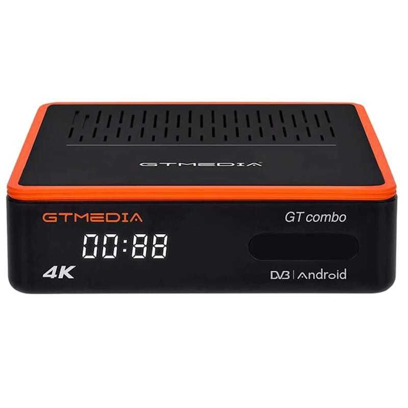 Box Tv Gtmedia GtCombo 4K Android 9 Recetor SAT/Cabo & IPTV