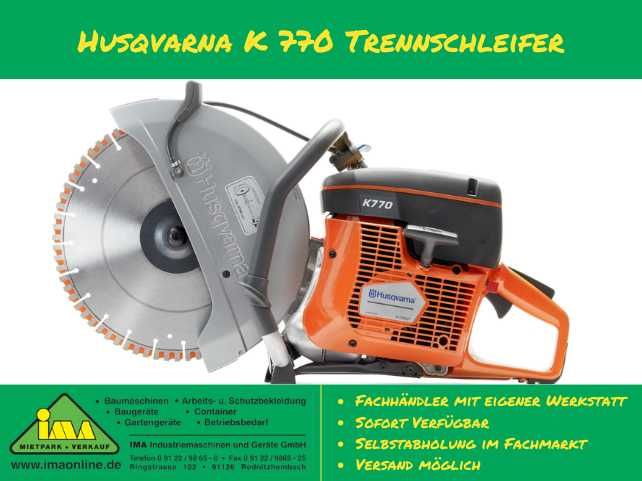Husqvarna Przecinarka K 770 NOWE