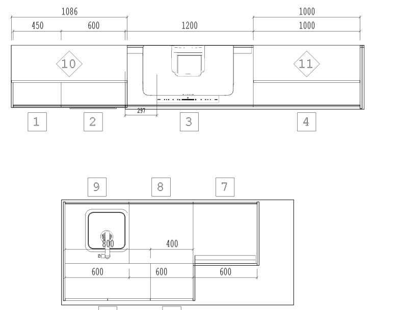 Meble kuchenne z ekspozycji
