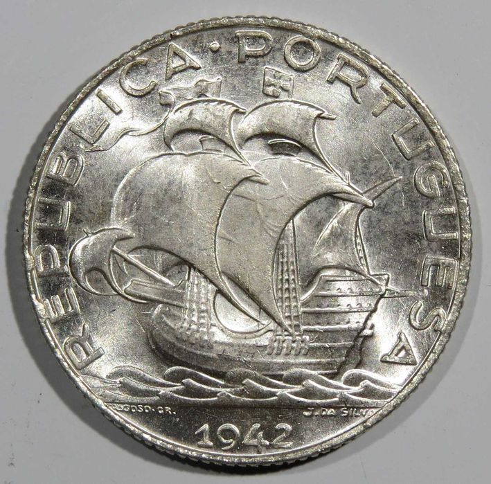 Republica Portuguesa - 2$50 1942 Soberba de Rolo 12€