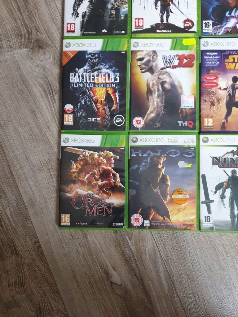 Gry Xbox 360  40 sztuk