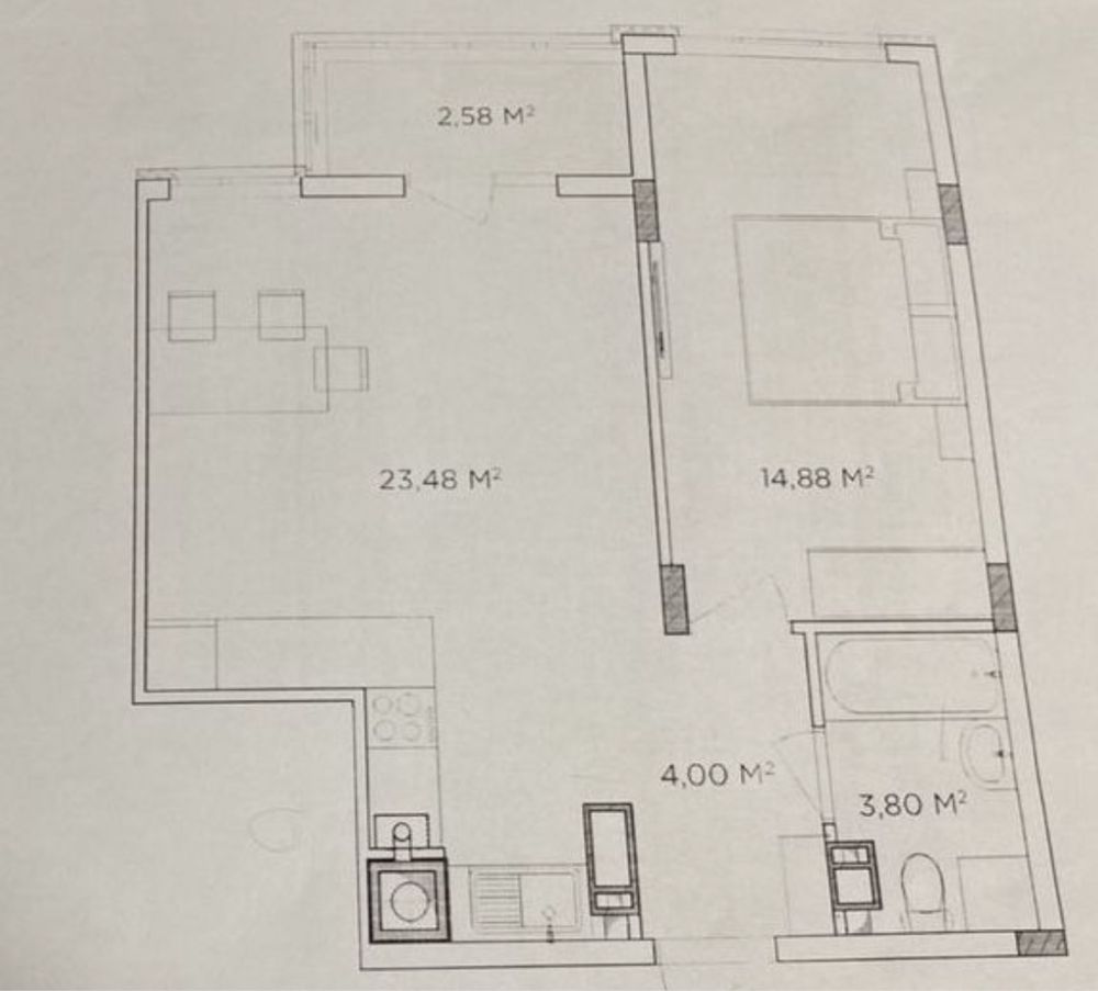 Продаж -1 к квартири ЖК Стожари