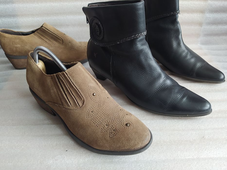 Жіночі черевики козаки Clarks 38,5 Picolinos 40