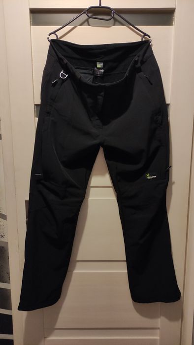 Spodnie turystyczne Softshell damskie rozmiar XL