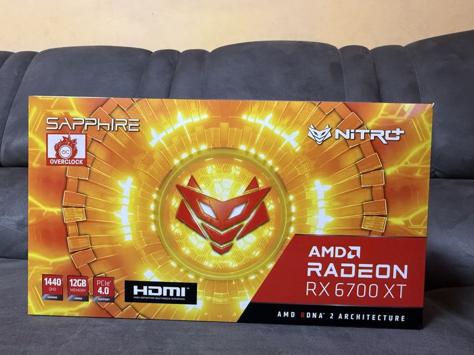 Видеокарта AMd Radeon RX 6700 ХТ Sapphire Nitro+ 12 gb