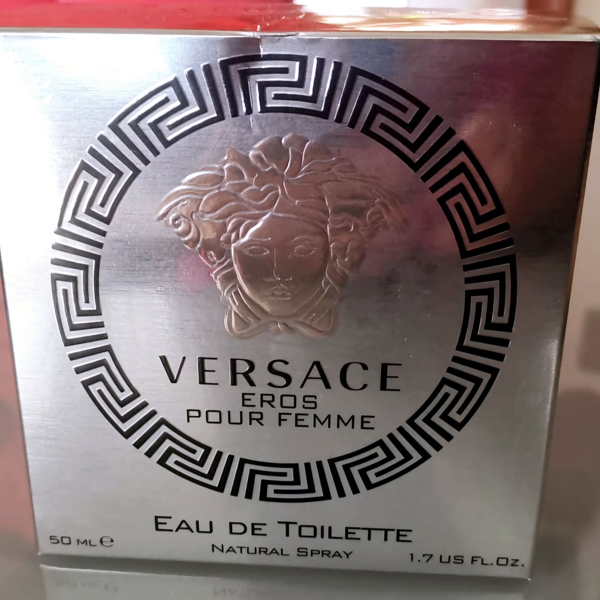Nowe oryginalne Eros pour Femme Eau de Toilette Natural Spray, 50 ml