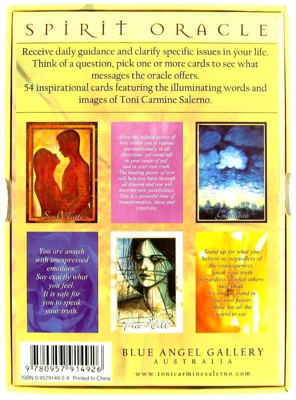 Spirit Oracle - 54 Guidance Cards - Toni Carmine Salerno