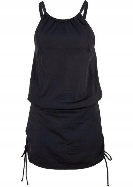 B.P.C czarna sukienka kąpielowa ze spódnicą ^44