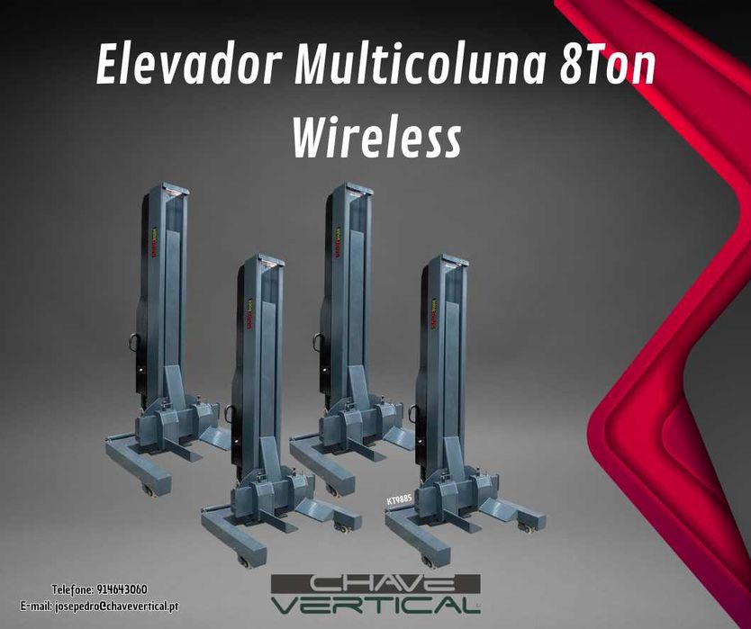 Elevador Multicoluna 8Ton Wireless  JR19