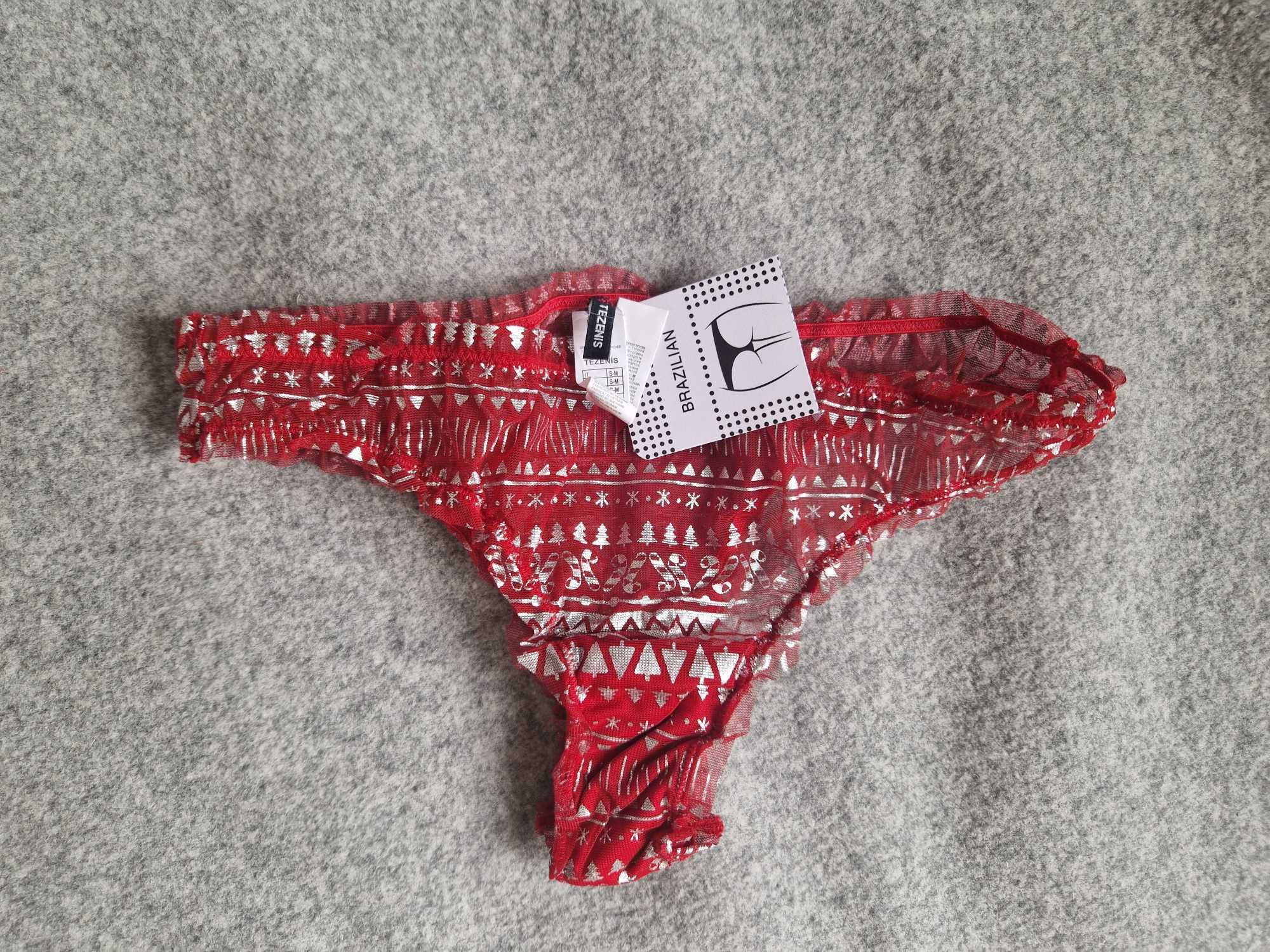 Koronkowe majtki stringi nowe tezenis jessica simpson i inne