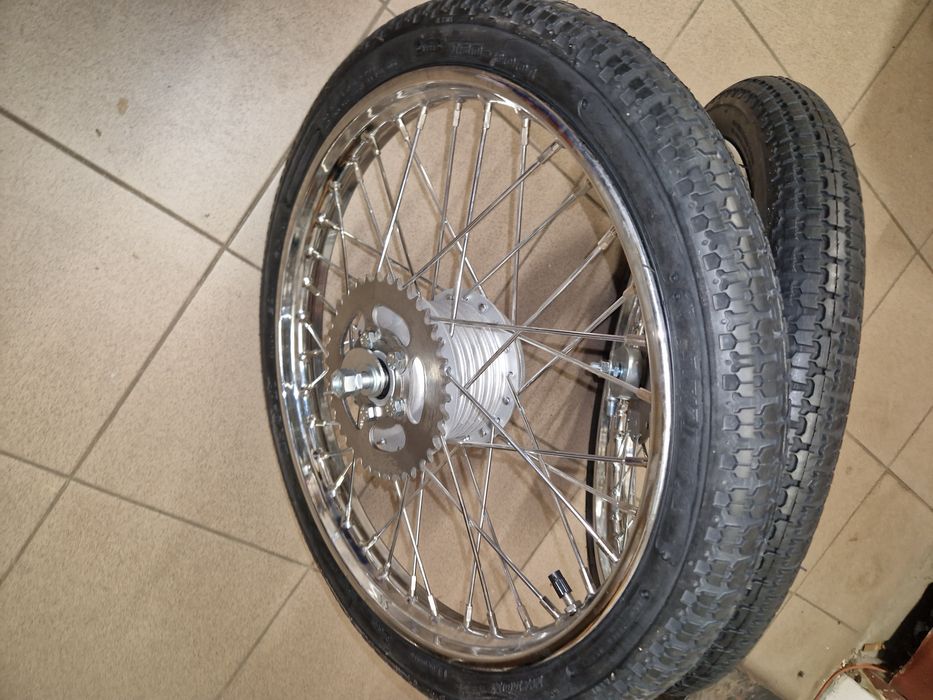 Odrestaurowane kola Romet ogar 205 2 biegów r17 cali przód i tył pl