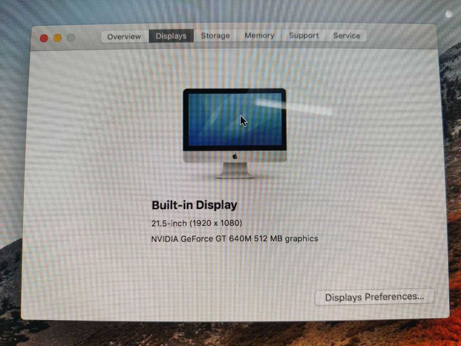 Apple iMac 21,5' Core i5 2.7GHz /16GB/SSD 256GB/GeForce 640M 512MB