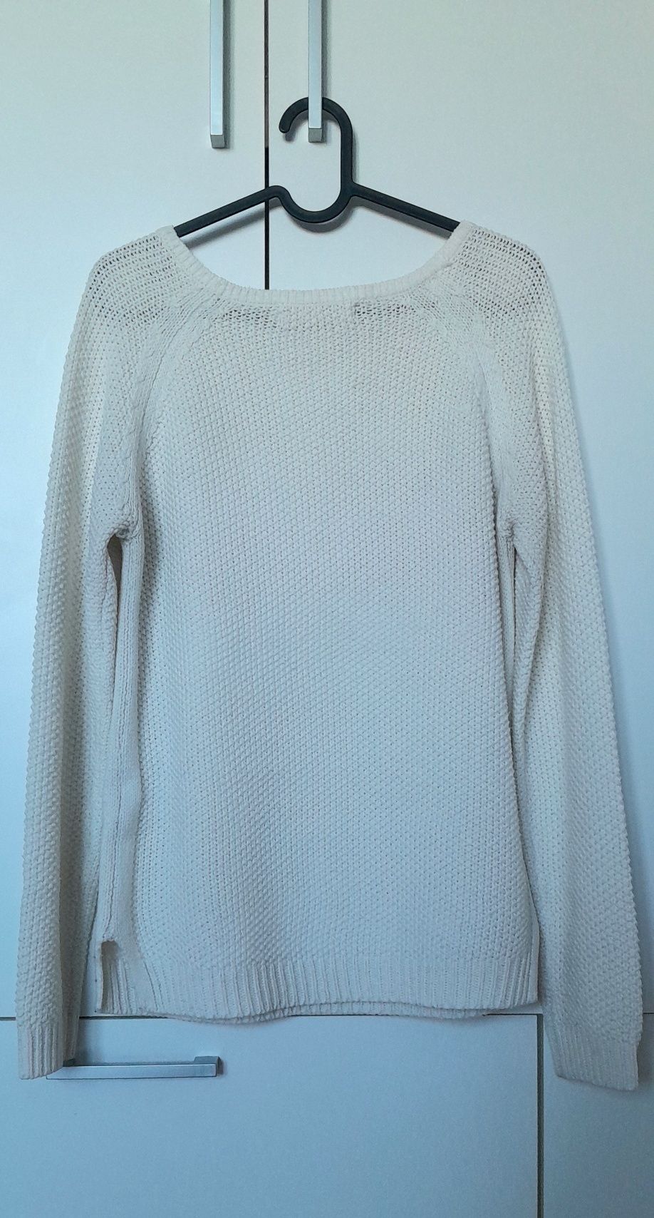 Biały sweter Reserved L, M