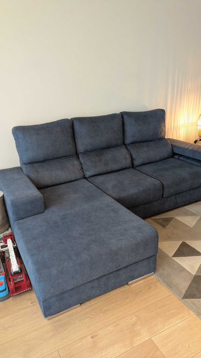 Sofa Chaise Longue com Arrumação