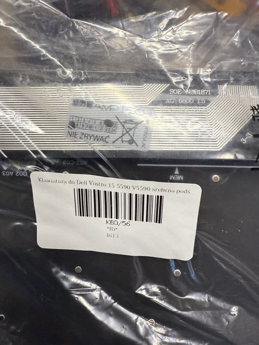 Klawiatura do laptopa dell Vostro 5590
