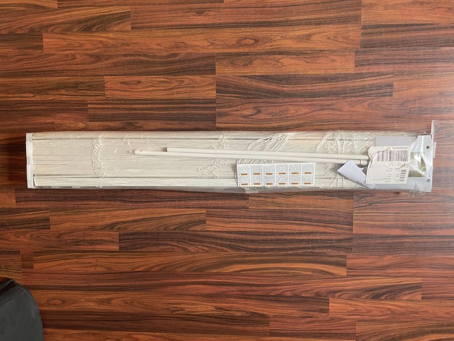 Żaluzja biała drewniana 100x250 nowa