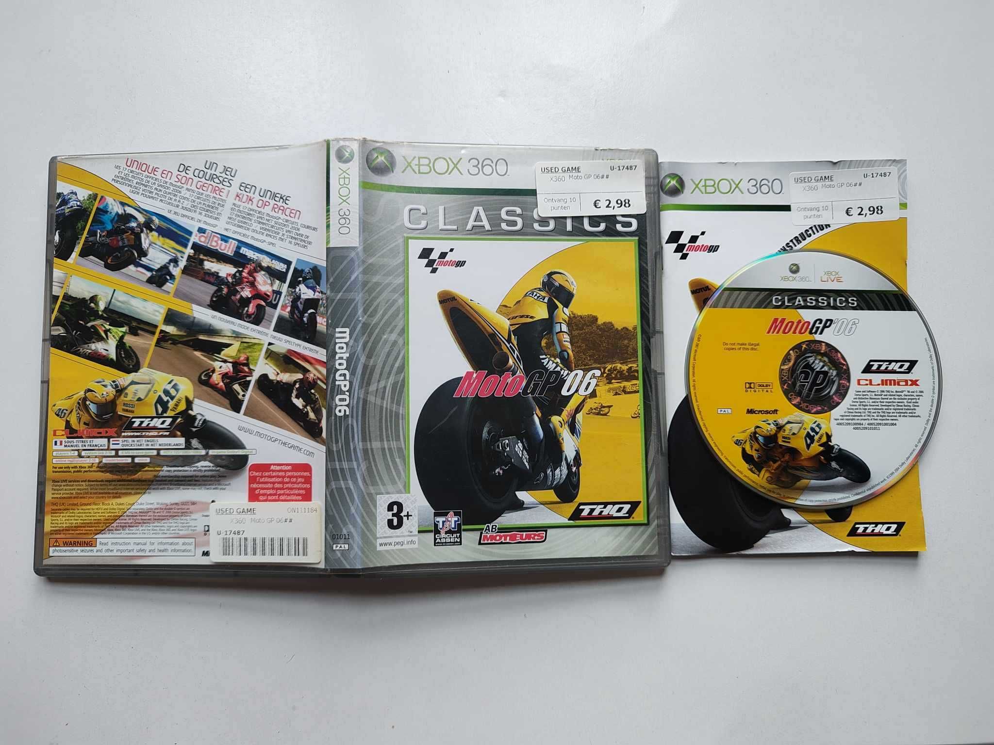 Xbox 360 gra MotoGP 06