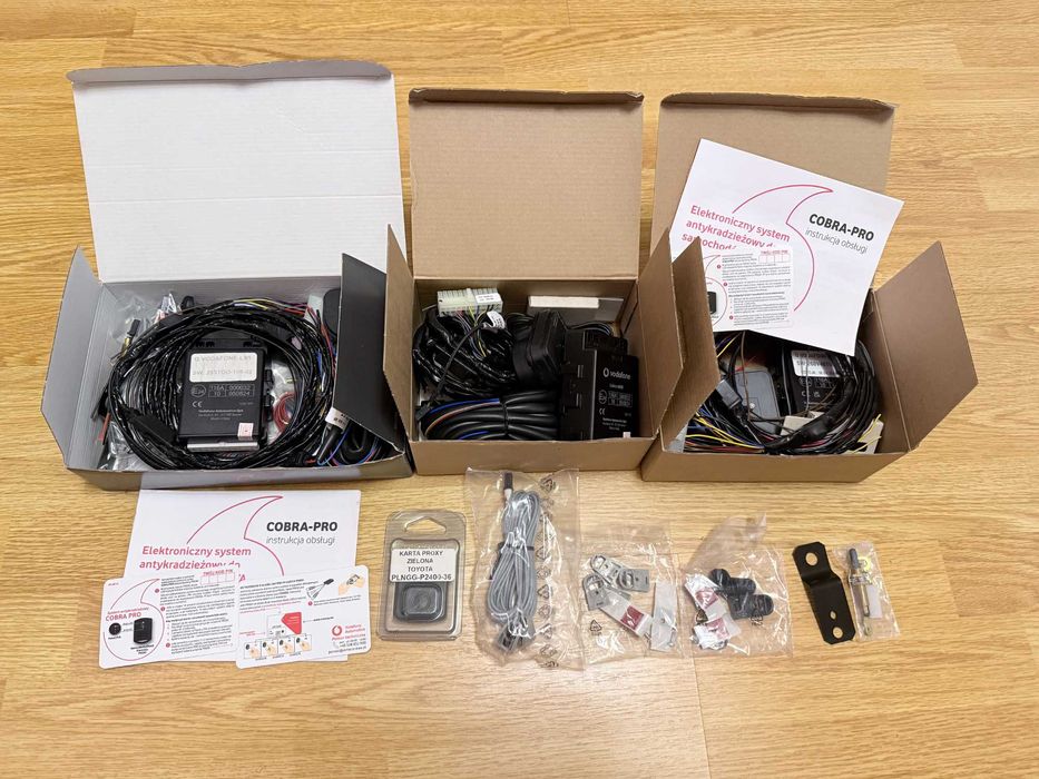 Alarm Lexus Toyota Cobra Pro Karta Proxy Ultradźwięki części elementy