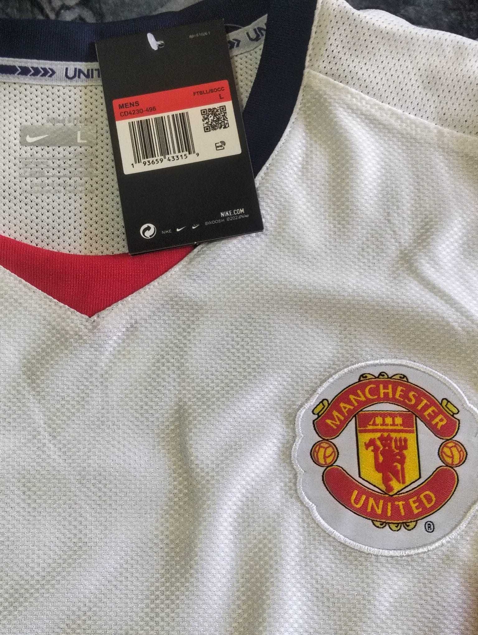 camisola man utd alternativa 08/09 Ronaldo 7 tamanho L