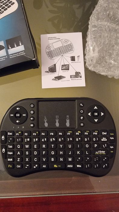 Teclado Mini Wireless Mouse Combo