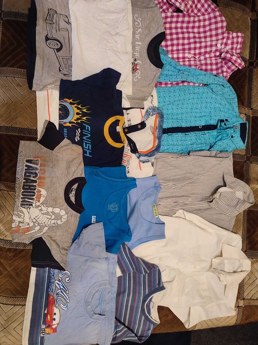 Великий пакунок речей для хлопчика зріст 116см